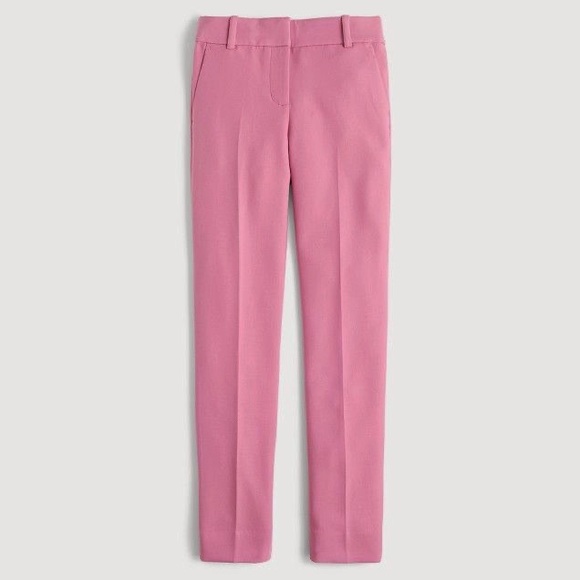J.Crew Cameron Pink Slim Crop Midrise Chino Pant - Picture 3 of 12